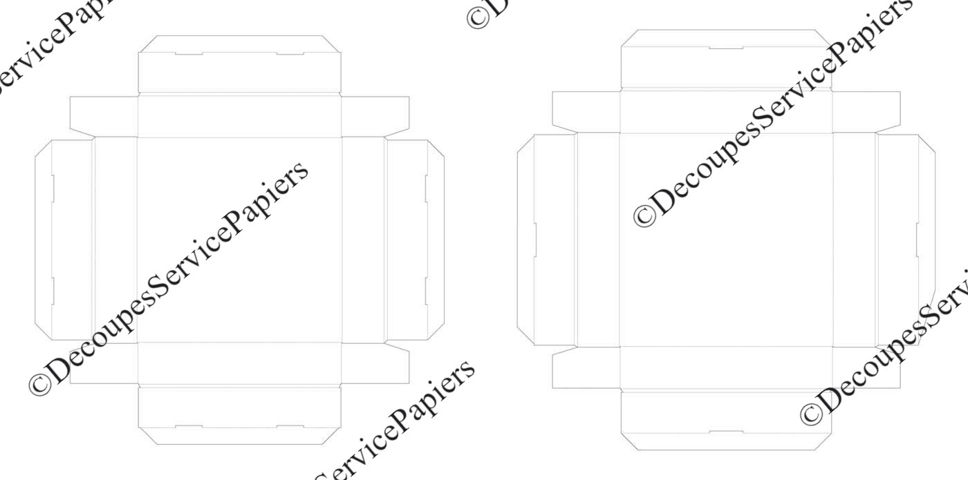 boite et couvercle F 255 X 255 X 50